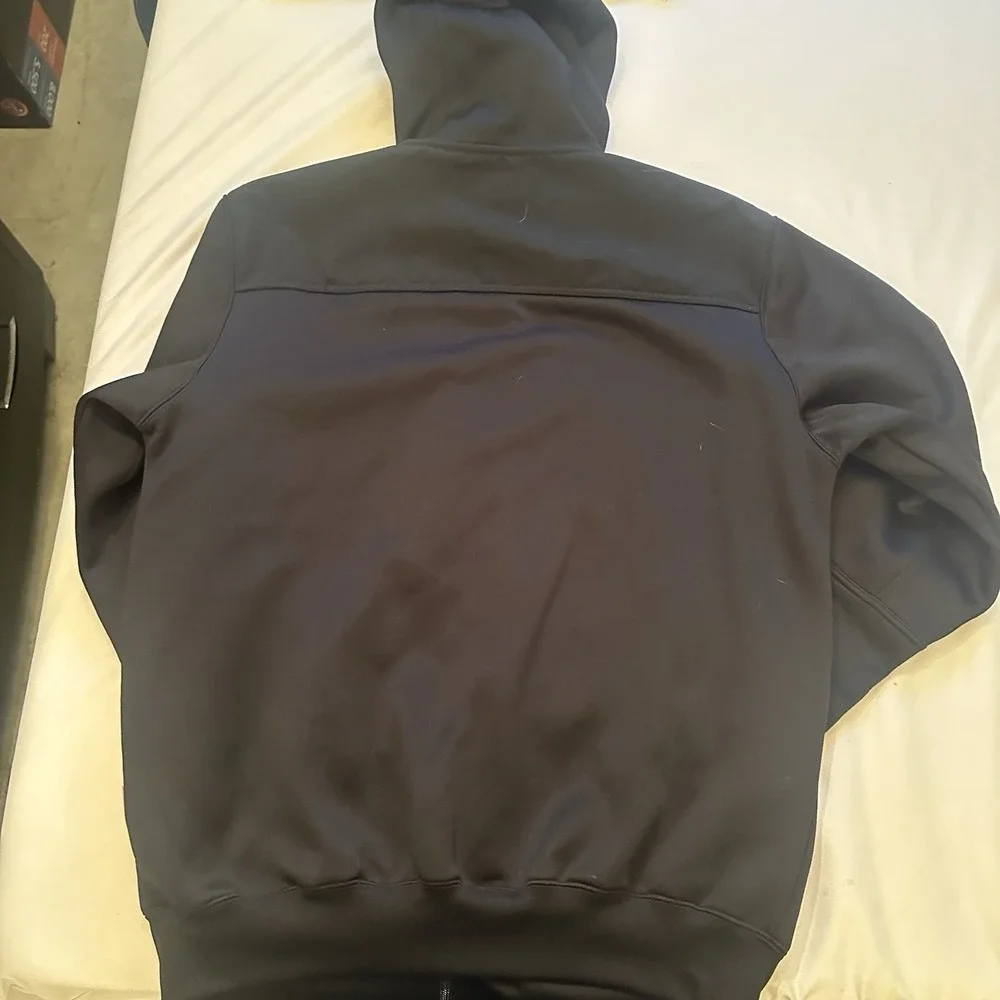 Legendary Whitetails Mens Hoodie L Outdoor Utility Fleece Full Zip Black - Picture 5 of 9